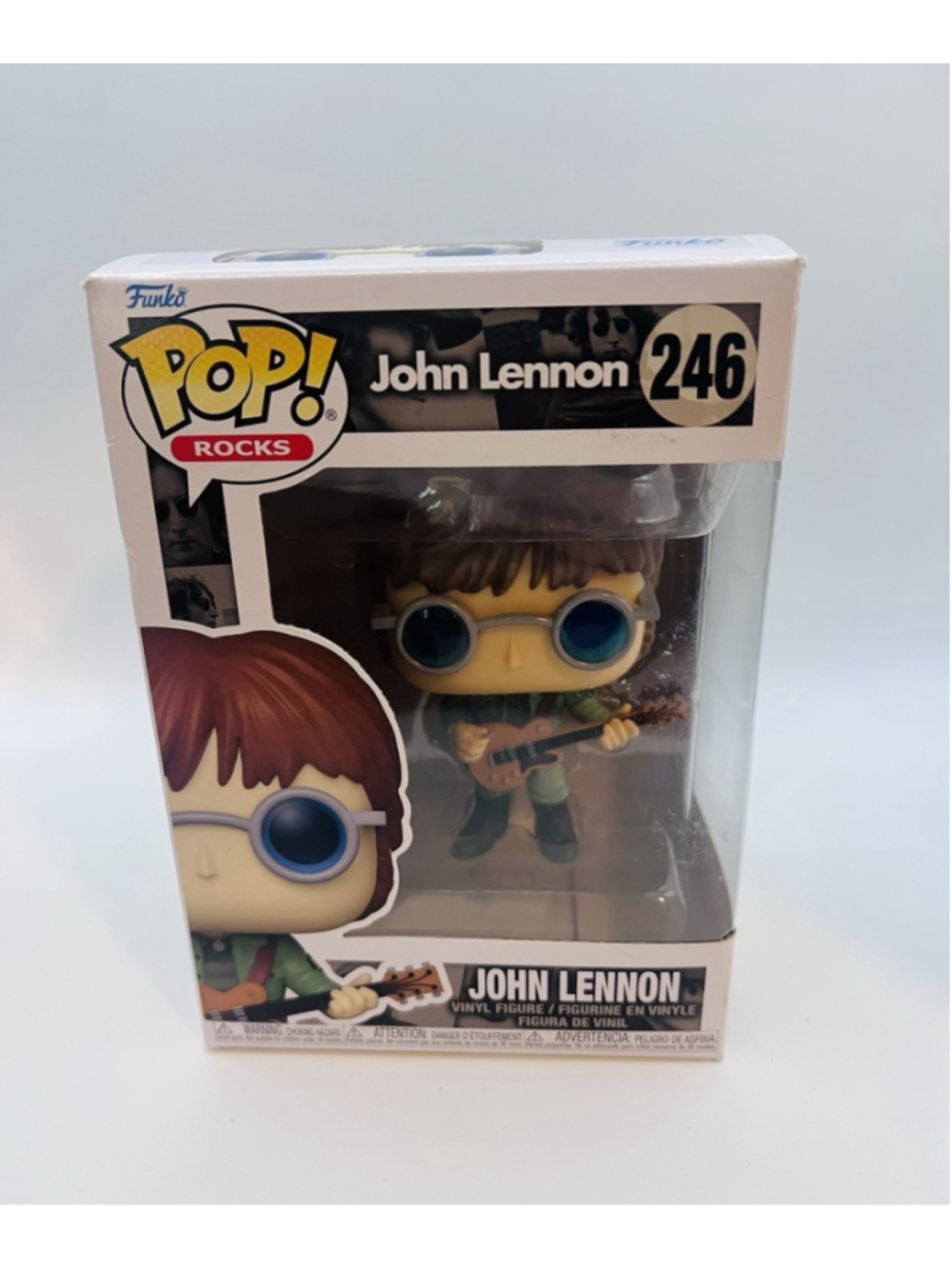 Funko Pop! Rocks John Lennon Military Jacket #246 Vinyl Figure New NIB